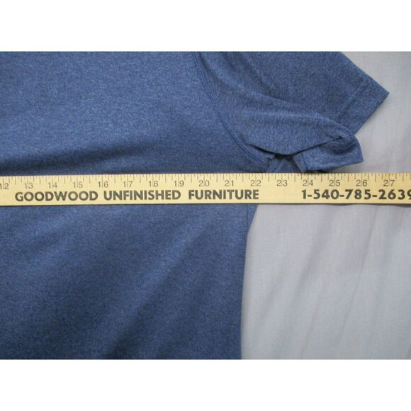 Reebok Blue Crew Neck Short Sleeve T Shirt Mens Size Medium - Picture 5 of 9